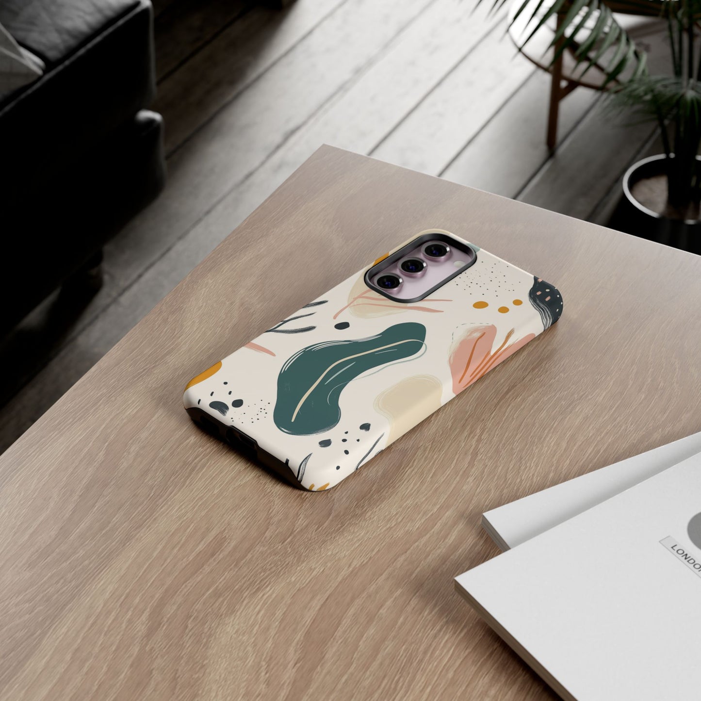 Phone Case with Abstract Art design - iPhone, Samsung, and Google case