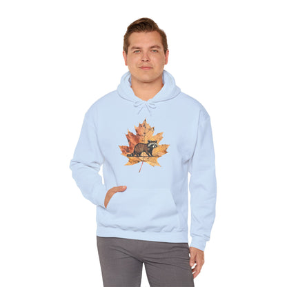 Raccoon Design Hoodie - Unisex Heavy Blend™ Hooded Sweatshirt