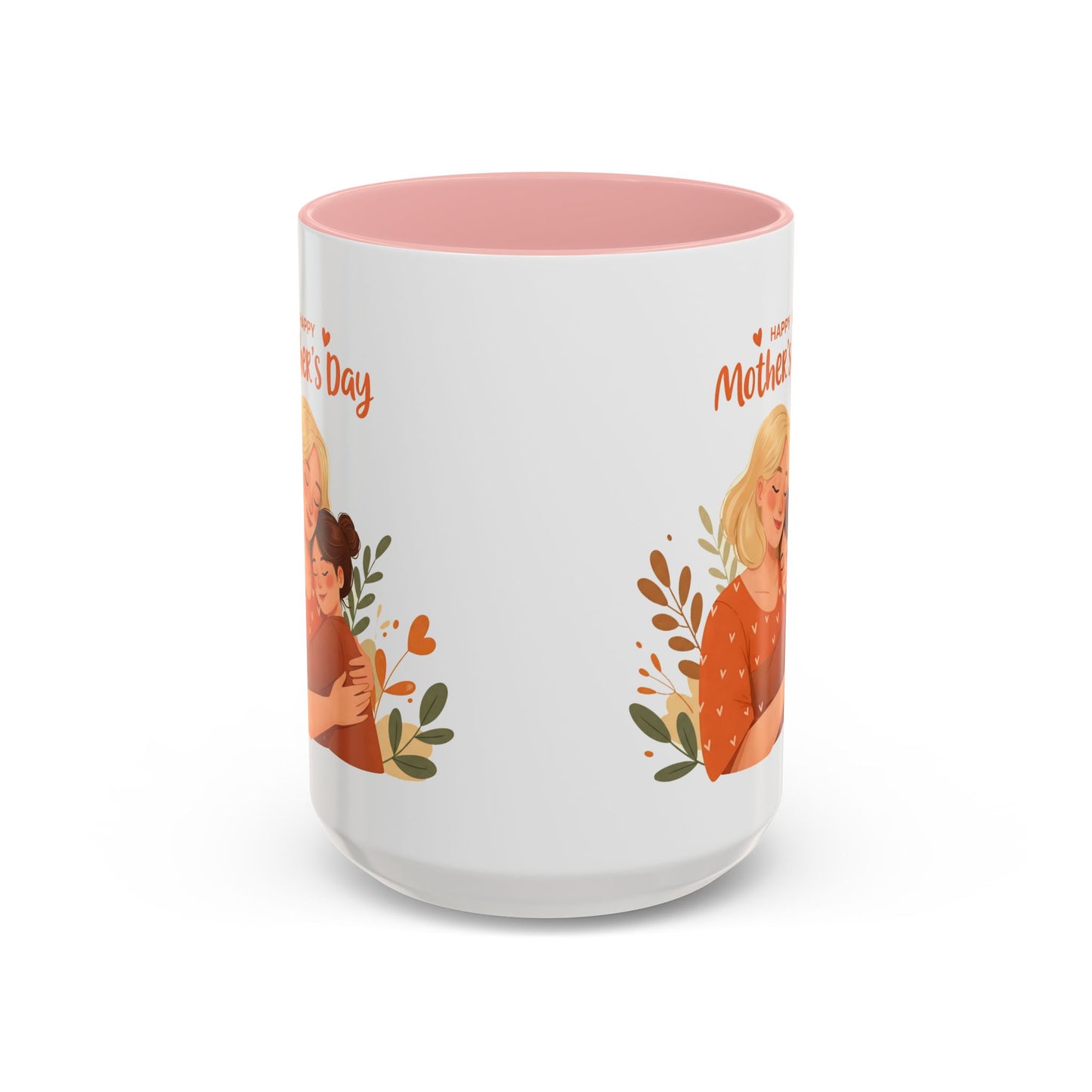 Happy Mother's Day Accent Coffee Mug - 11oz & 15oz, Perfect Gift for Moms