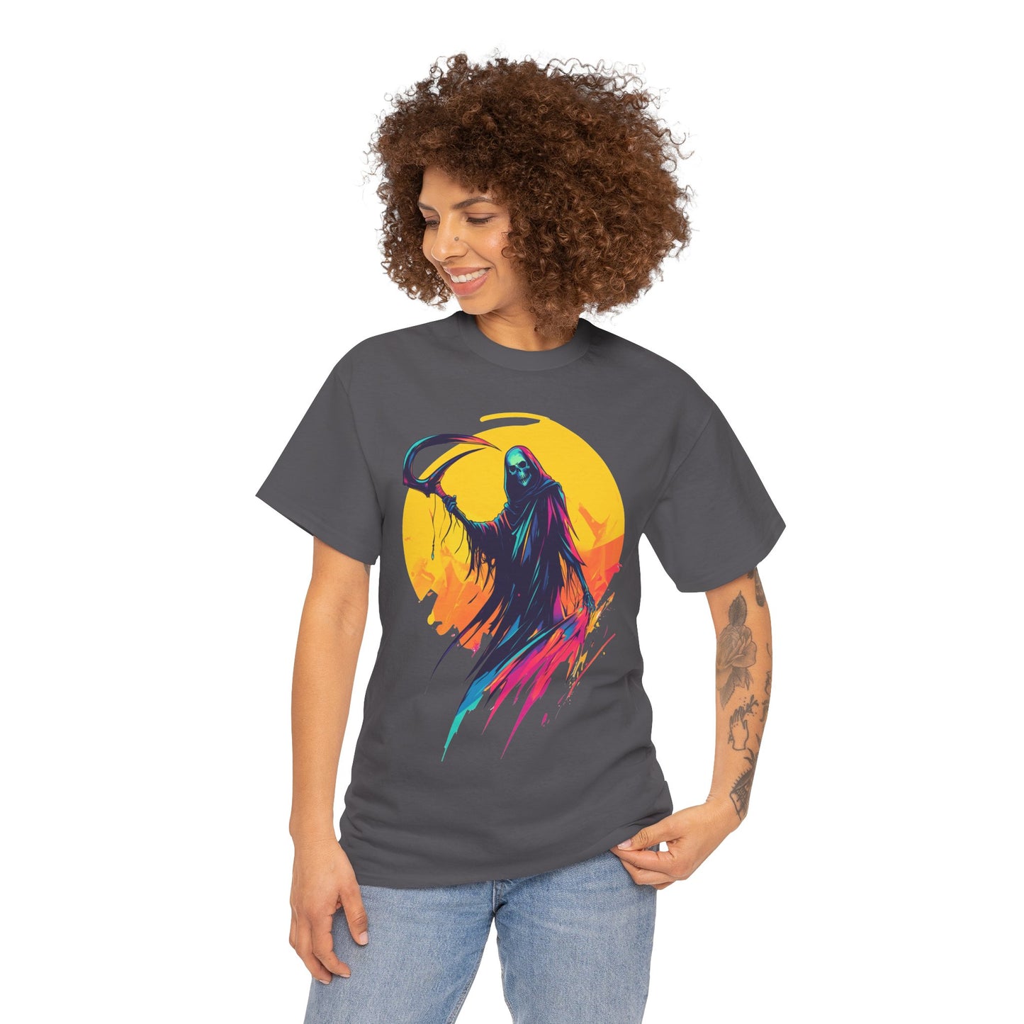 Spooky T-shirt - Unisex Heavy Cotton Tee - Halloween Tee