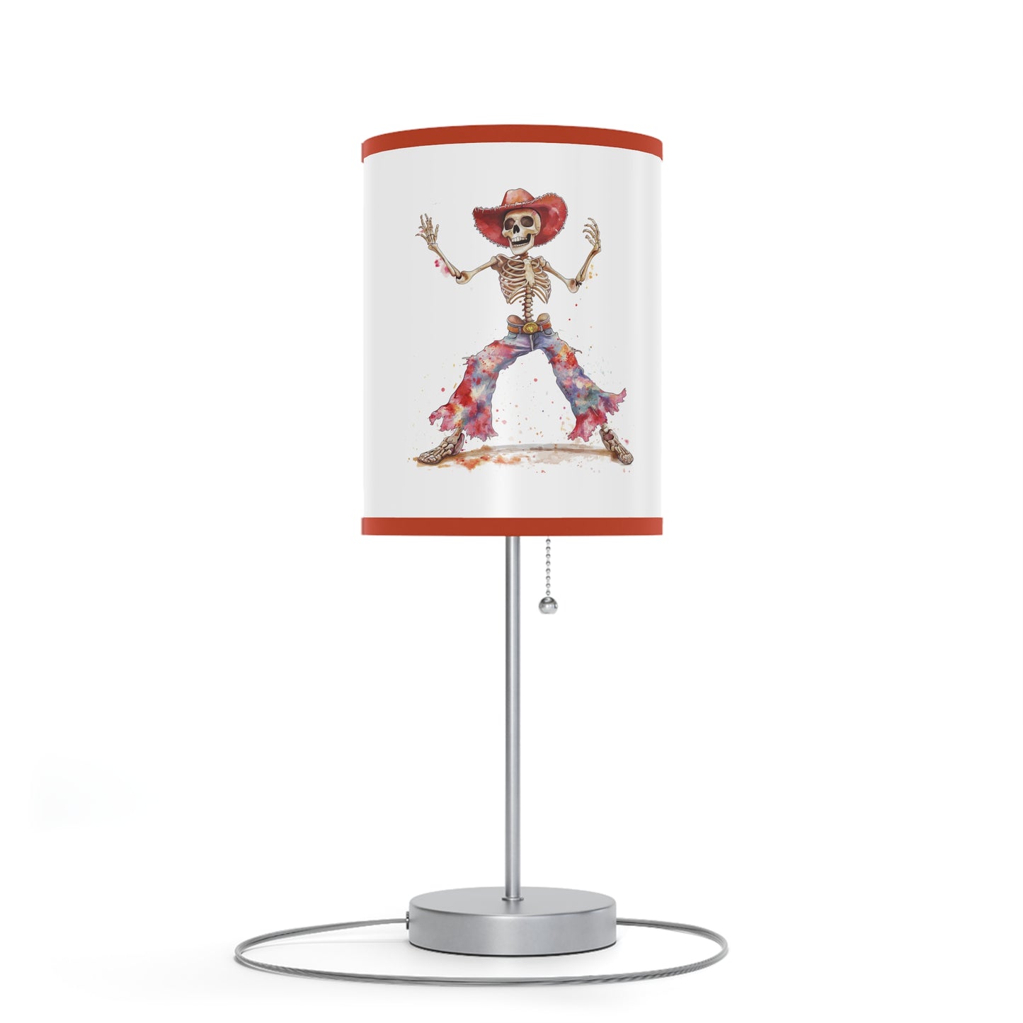 Lamp on a Stand, US|CA plug - Watercolor Skeleton Lamp - Table Lamps