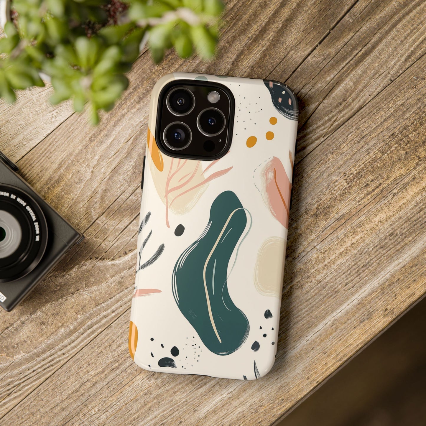 Phone Case with Abstract Art design - iPhone, Samsung, and Google case