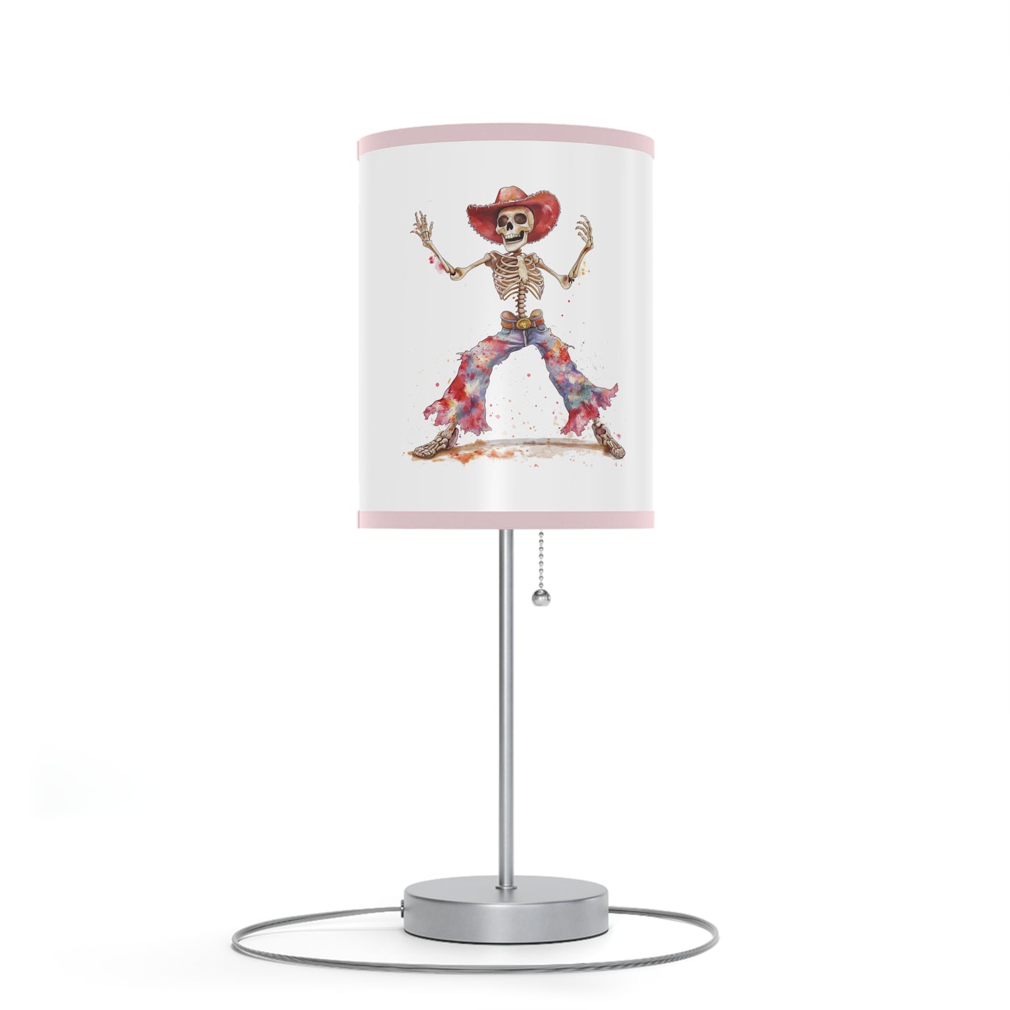Lamp on a Stand, US|CA plug - Watercolor Skeleton Lamp - Table Lamps