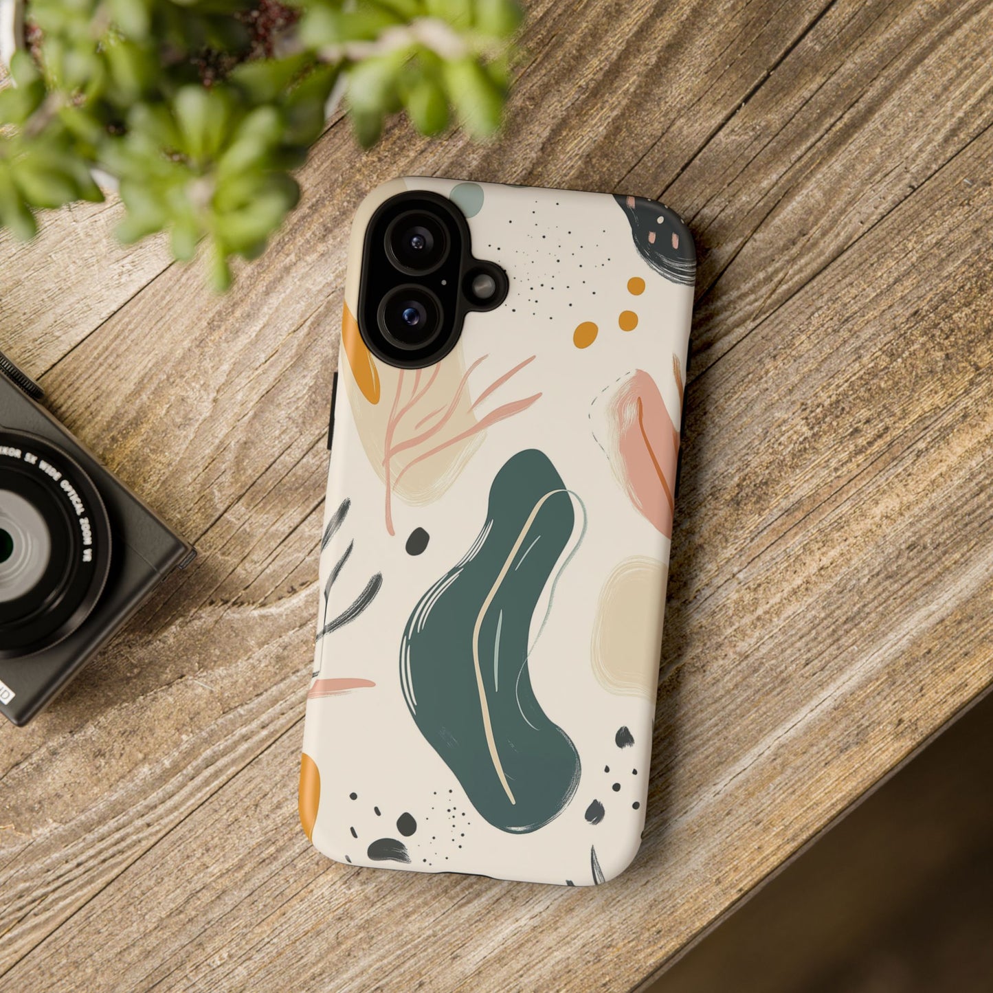 Phone Case with Abstract Art design - iPhone, Samsung, and Google case