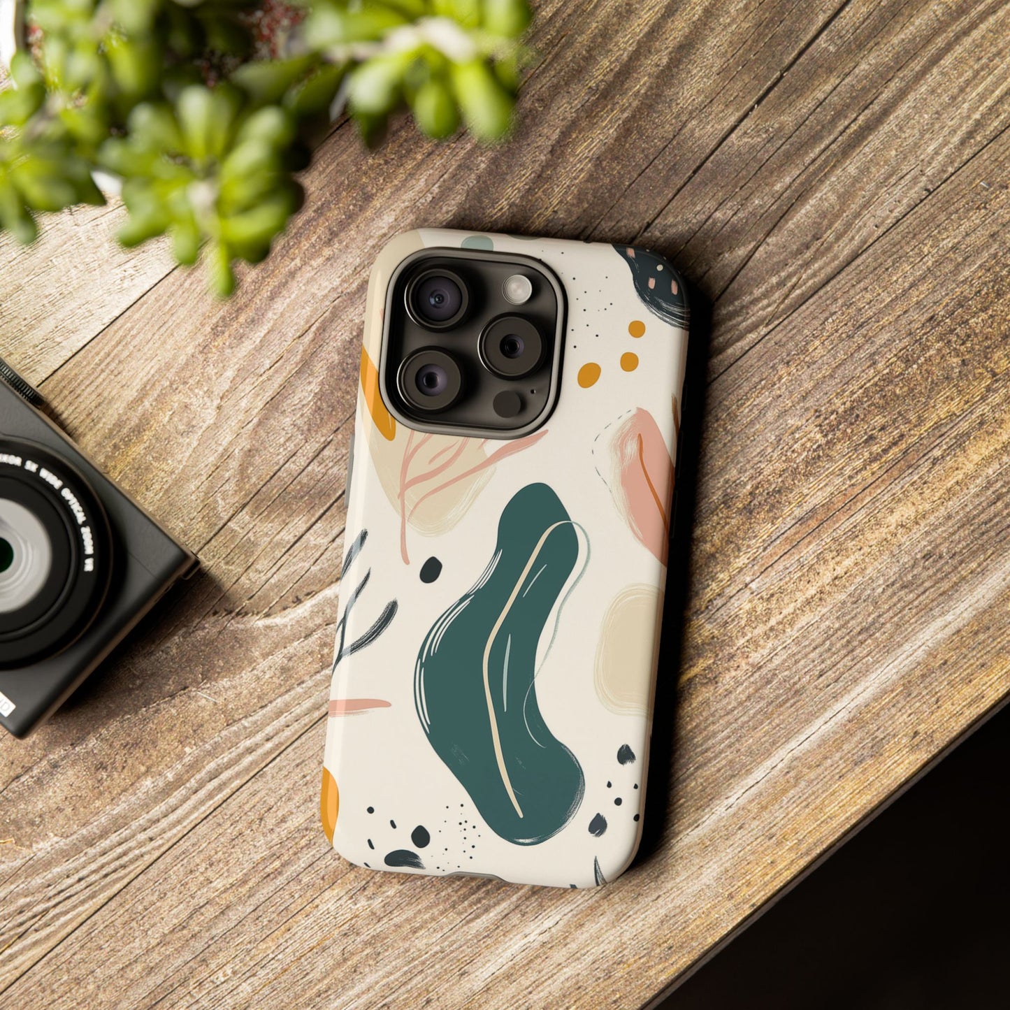 Phone Case with Abstract Art design - iPhone, Samsung, and Google case