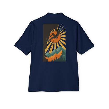 Climbing Adventure Men’s Polo - Casual Fit, Outdoor Wear