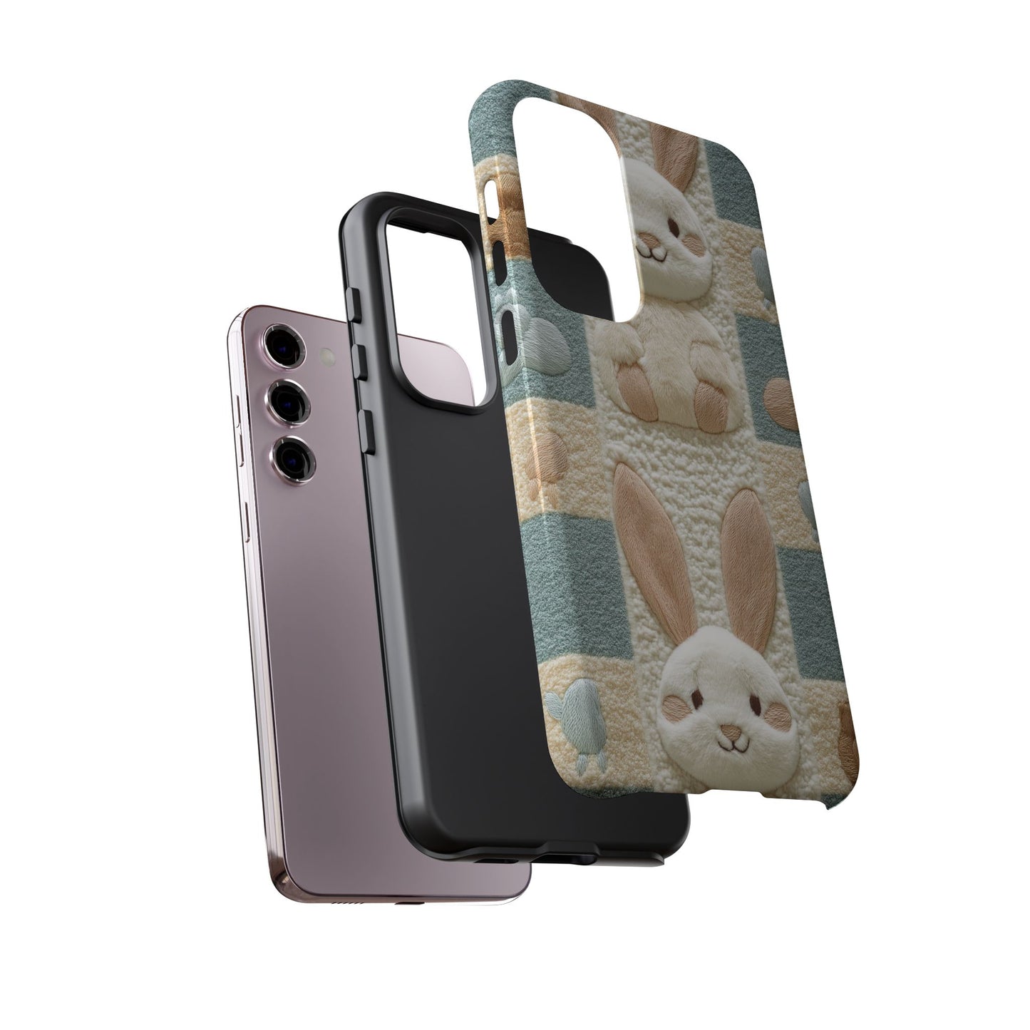Adorable Rabbits Phone Case – Cute & Durable Protection - iPhone, Samsung, and Google case