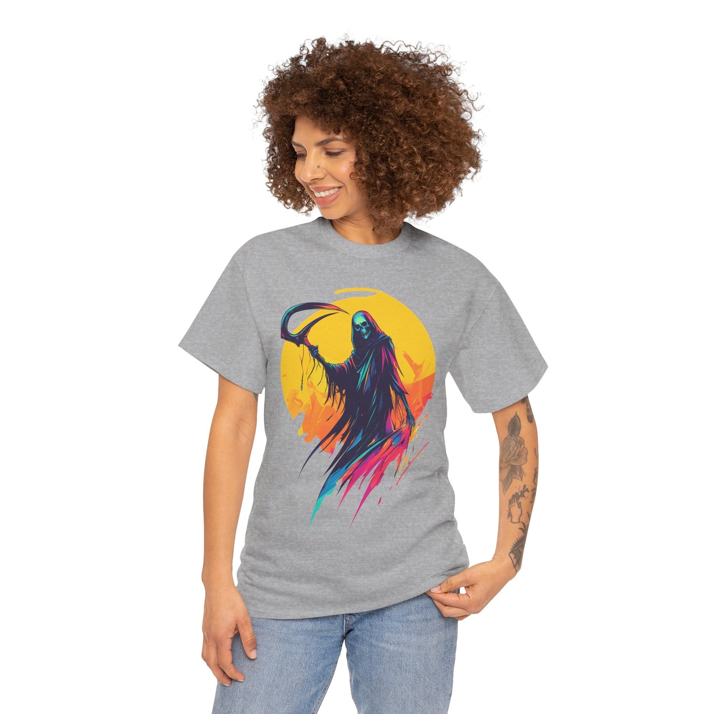 Spooky T-shirt - Unisex Heavy Cotton Tee - Halloween Tee