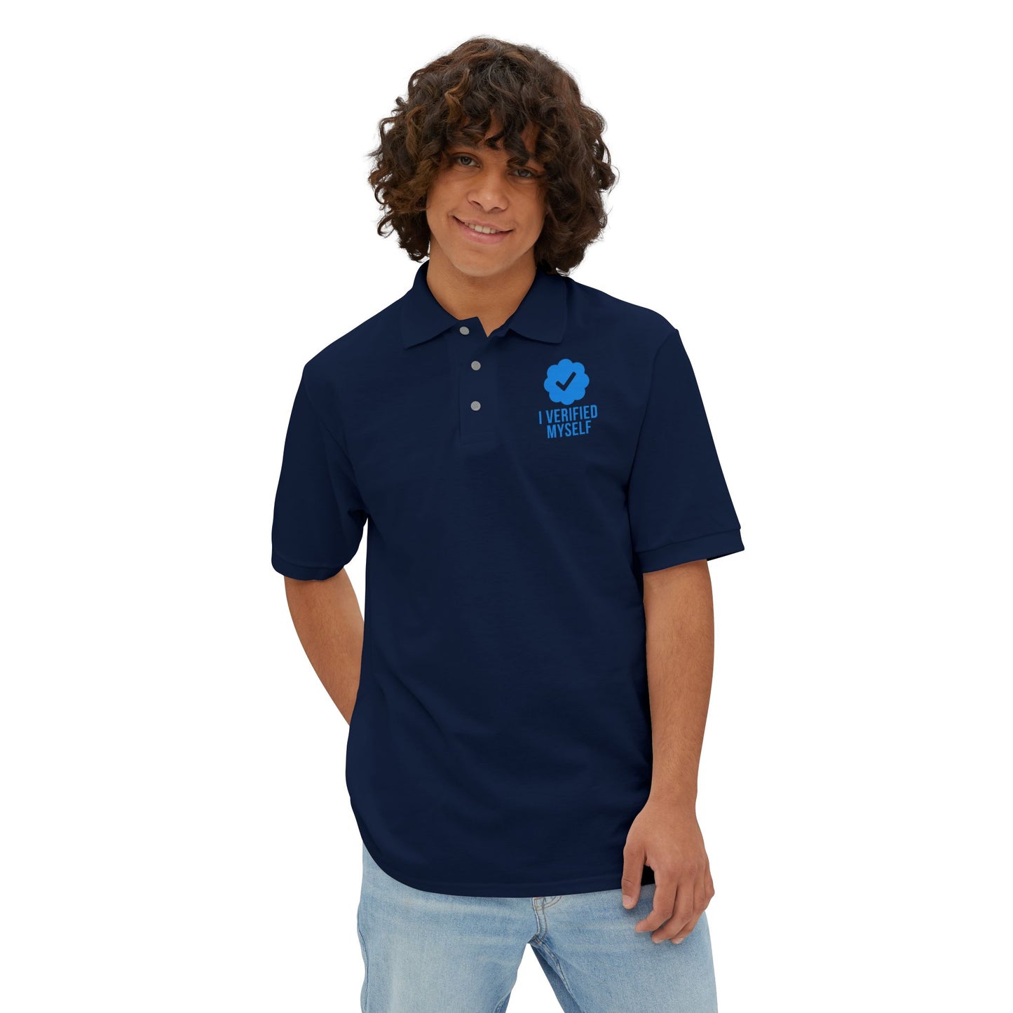 Statement Men's Polo - Casual Style, Everyday Wear, Gift for Him, Weekend Outings, Father's Day Gift