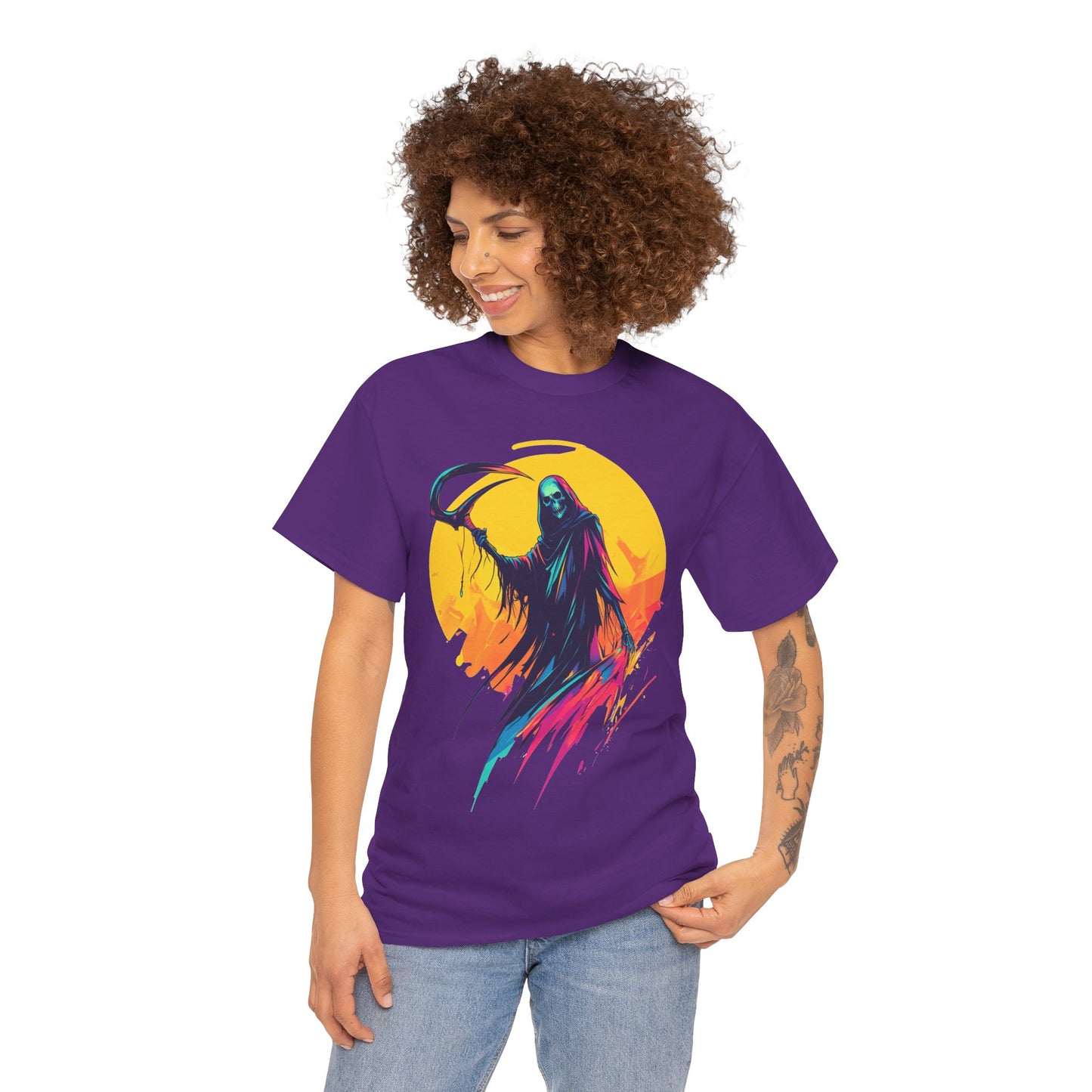 Spooky T-shirt - Unisex Heavy Cotton Tee - Halloween Tee