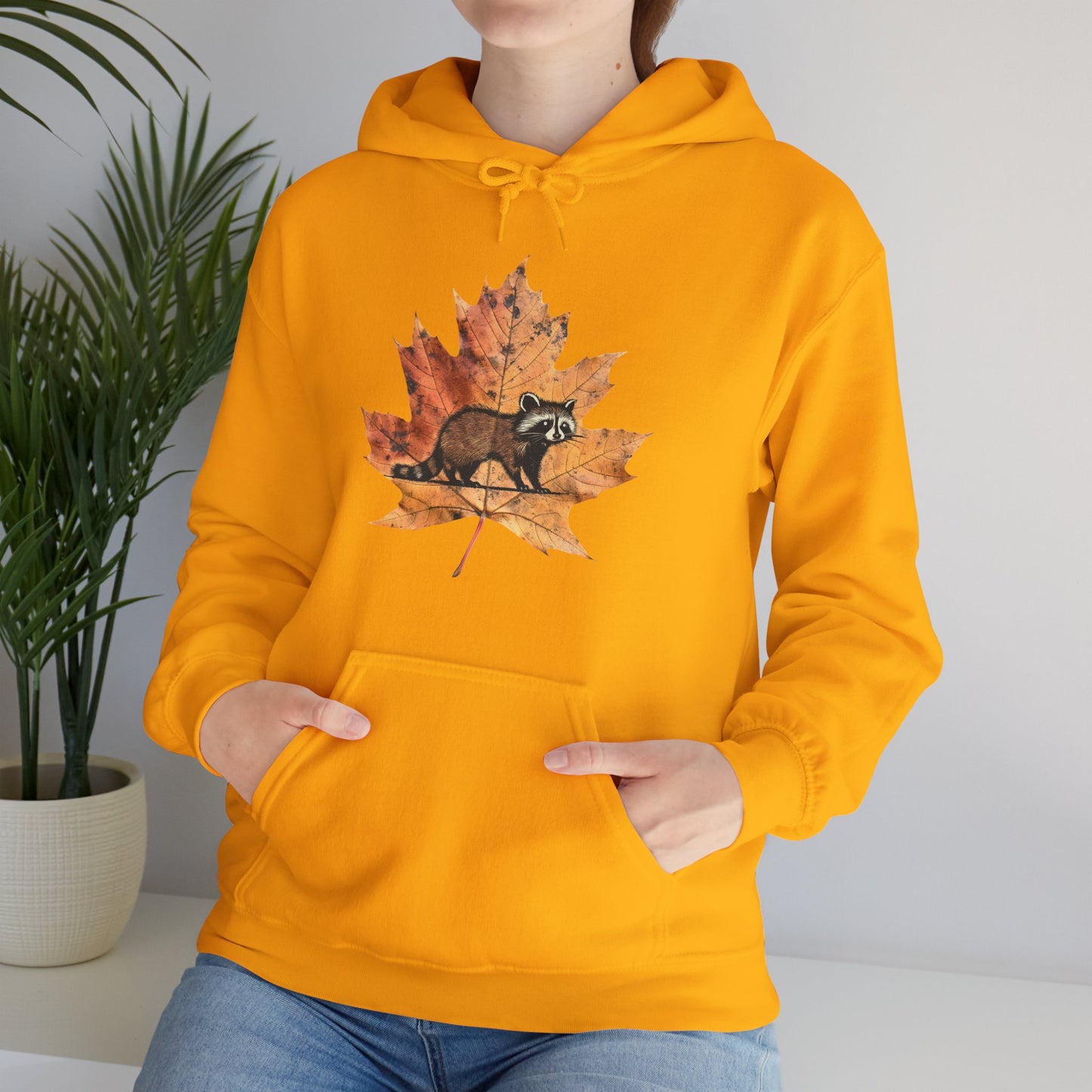 Raccoon Design Hoodie - Unisex Heavy Blend™ Hooded Sweatshirt
