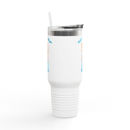 Cute Owl Insulated Travel Mug - 40oz, Perfect for Coffee Lovers