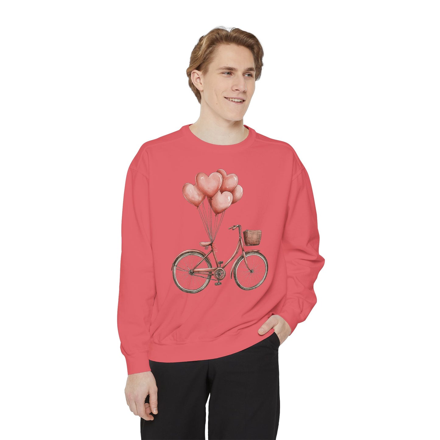 Vintage Bike Dreams: Unisex Garment-Dyed Sweatshirt