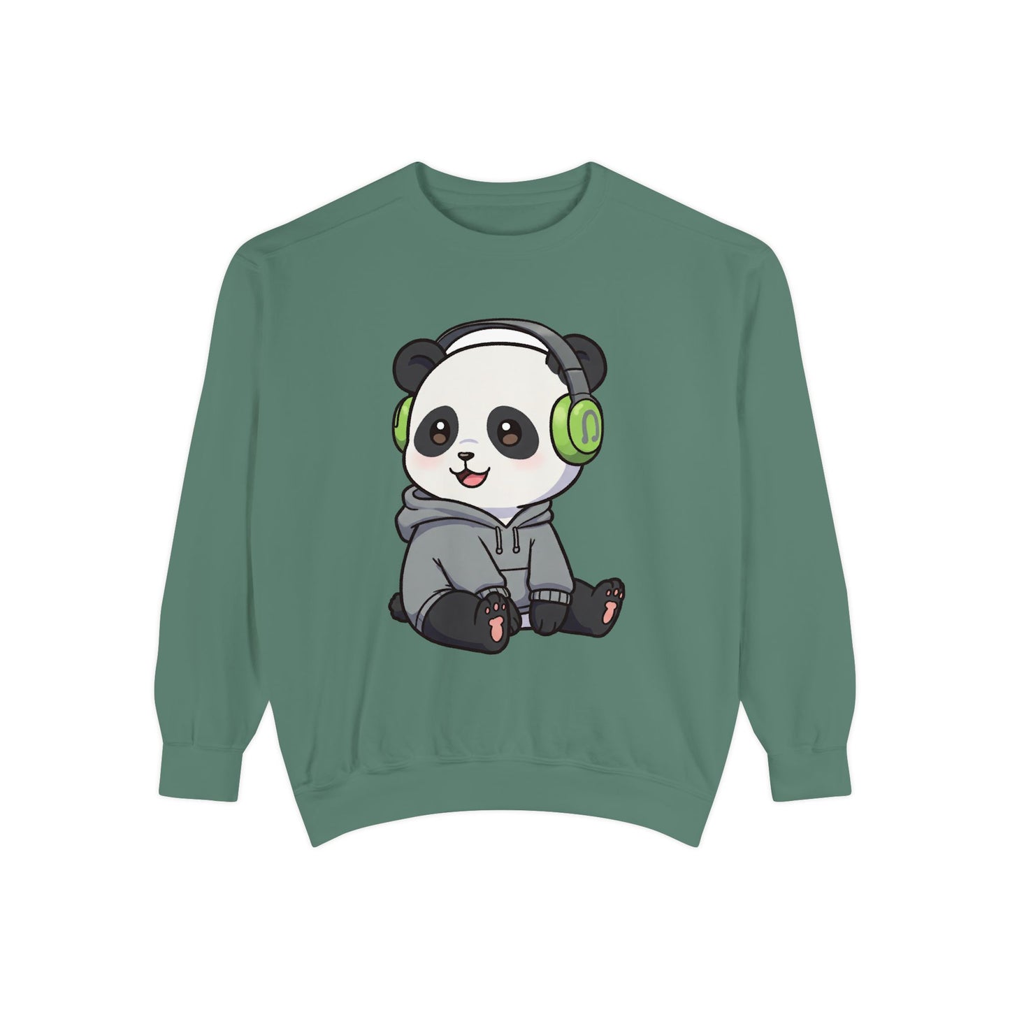 Cute Panda Graphic Sweatshirt - Cozy Unisex Wear for Animal Lovers