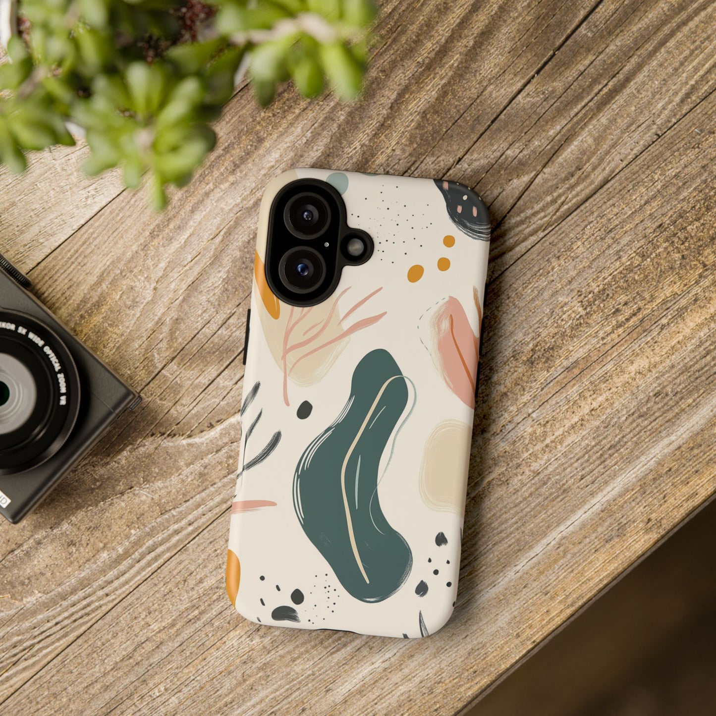 Phone Case with Abstract Art design - iPhone, Samsung, and Google case