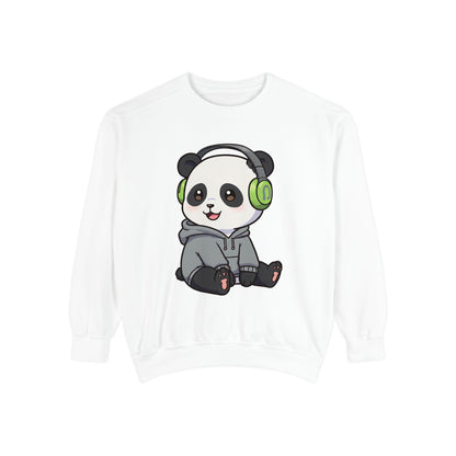 Cute Panda Graphic Sweatshirt - Cozy Unisex Wear for Animal Lovers