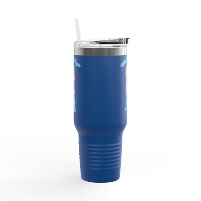 Cute Owl Insulated Travel Mug - 40oz, Perfect for Coffee Lovers