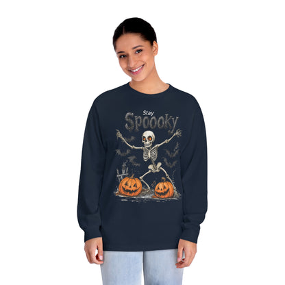 Unisex Classic Long Sleeve T-Shirt - Spooky Long Sleeve Tee