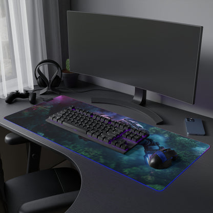 Astronaut LED Gaming Mouse Pad