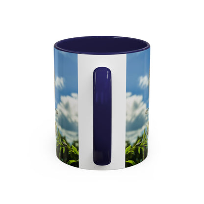 Accent Butterfly Coffee Mug, (11oz, 15oz) - Ceramic Mug
