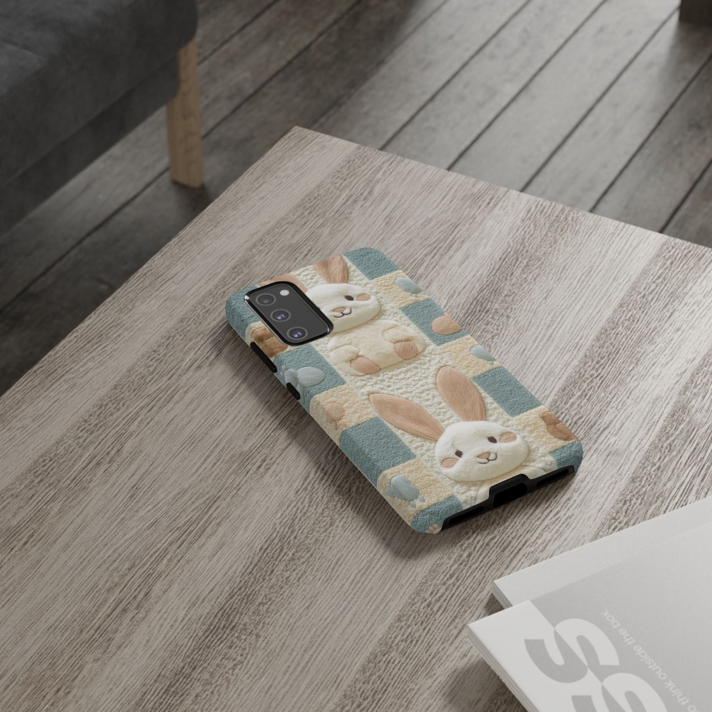 Adorable Rabbits Phone Case – Cute & Durable Protection - iPhone, Samsung, and Google case