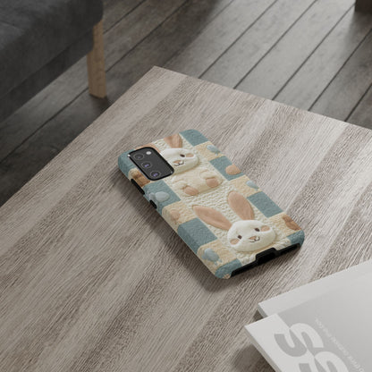 Adorable Rabbits Phone Case – Cute & Durable Protection - iPhone, Samsung, and Google case