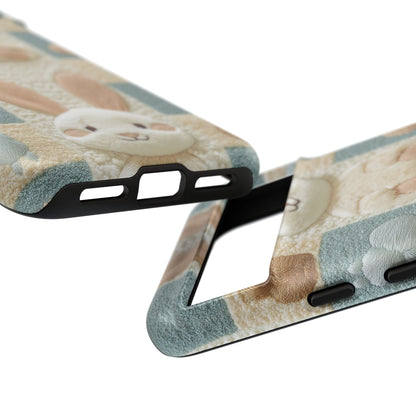 Adorable Rabbits Phone Case – Cute & Durable Protection - iPhone, Samsung, and Google case