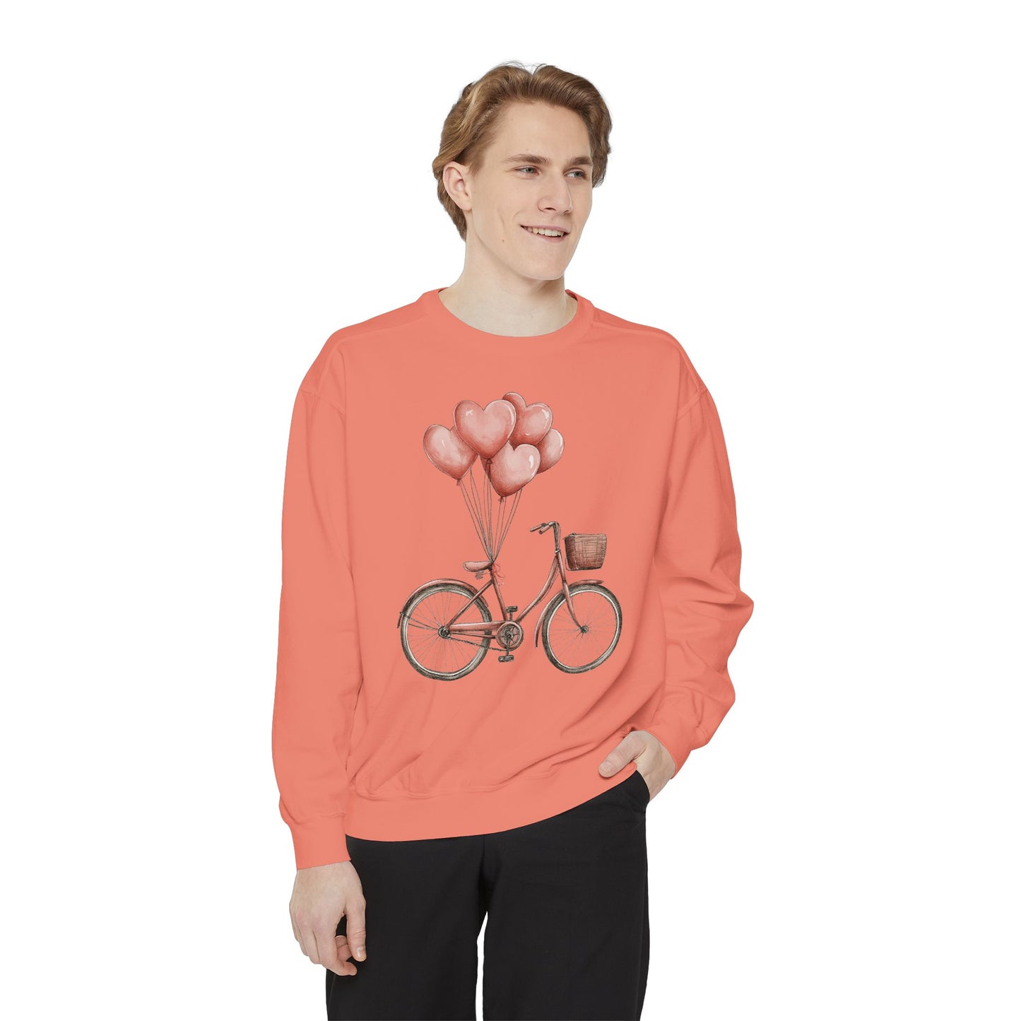 Vintage Bike Dreams: Unisex Garment-Dyed Sweatshirt