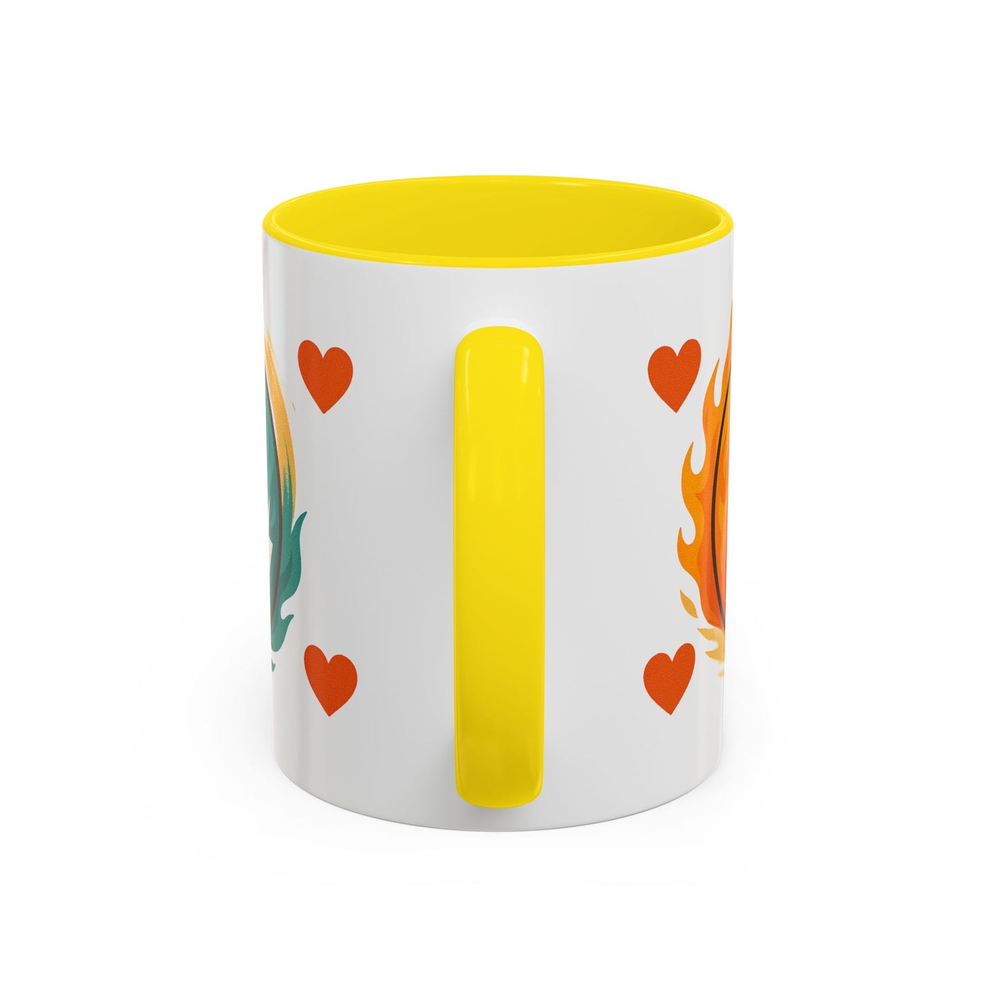 Bold Yin Yang Accent Coffee Mug – 11oz & 15oz – Perfect for Coffee Lovers