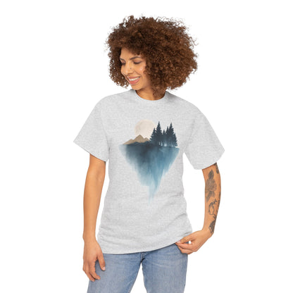Scenic Nature Unisex Cotton Tee - Adventure Awaits