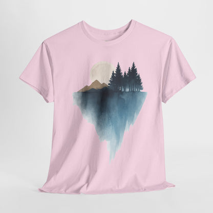 Scenic Nature Unisex Cotton Tee - Adventure Awaits