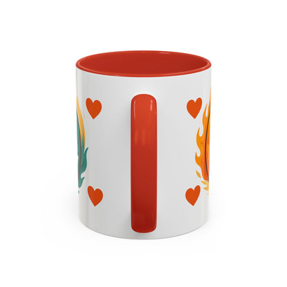 Bold Yin Yang Accent Coffee Mug – 11oz & 15oz – Perfect for Coffee Lovers