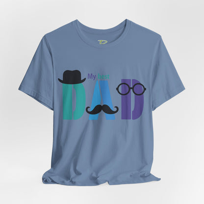 My Best Dad Tee, Father's Day Gift, Dad Shirt, Gift for Dad, Casual Wear, Birthday Gift for Dad