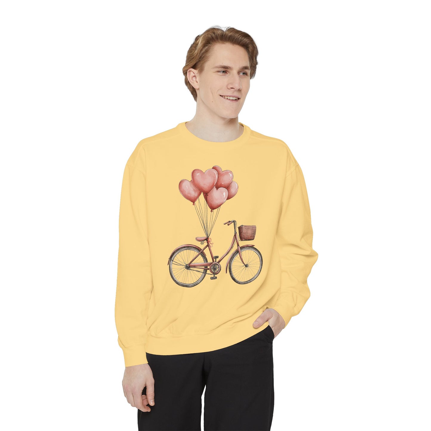 Vintage Bike Dreams: Unisex Garment-Dyed Sweatshirt