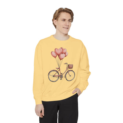 Vintage Bike Dreams: Unisex Garment-Dyed Sweatshirt