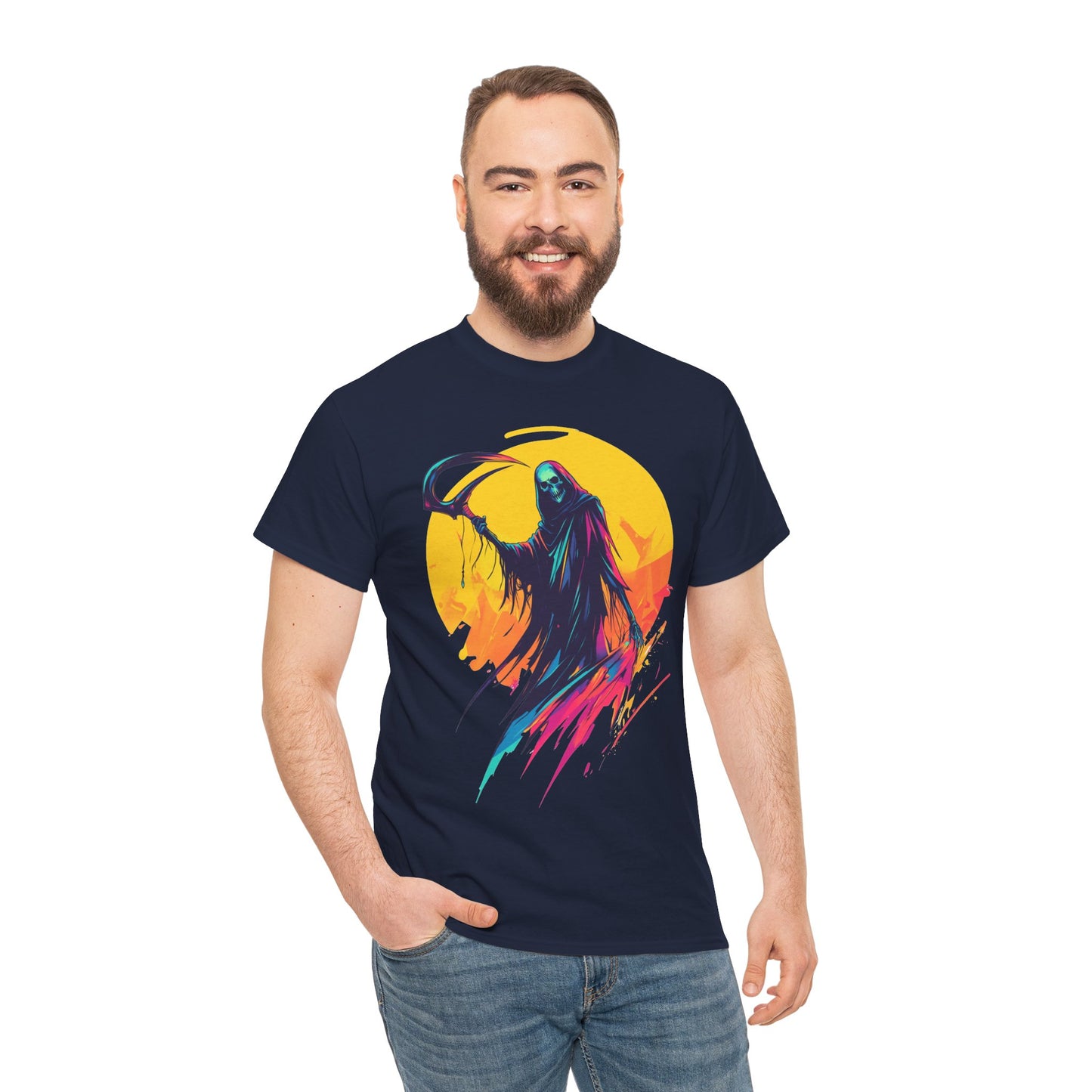 Spooky T-shirt - Unisex Heavy Cotton Tee - Halloween Tee