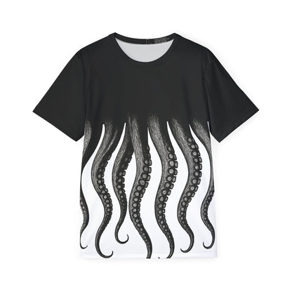 Men's Octopus Sports Jersey - Unique Tee for Ocean Lovers, Casual Wear, Beach Days, Nautical Gifts, Trendy Athletic Top