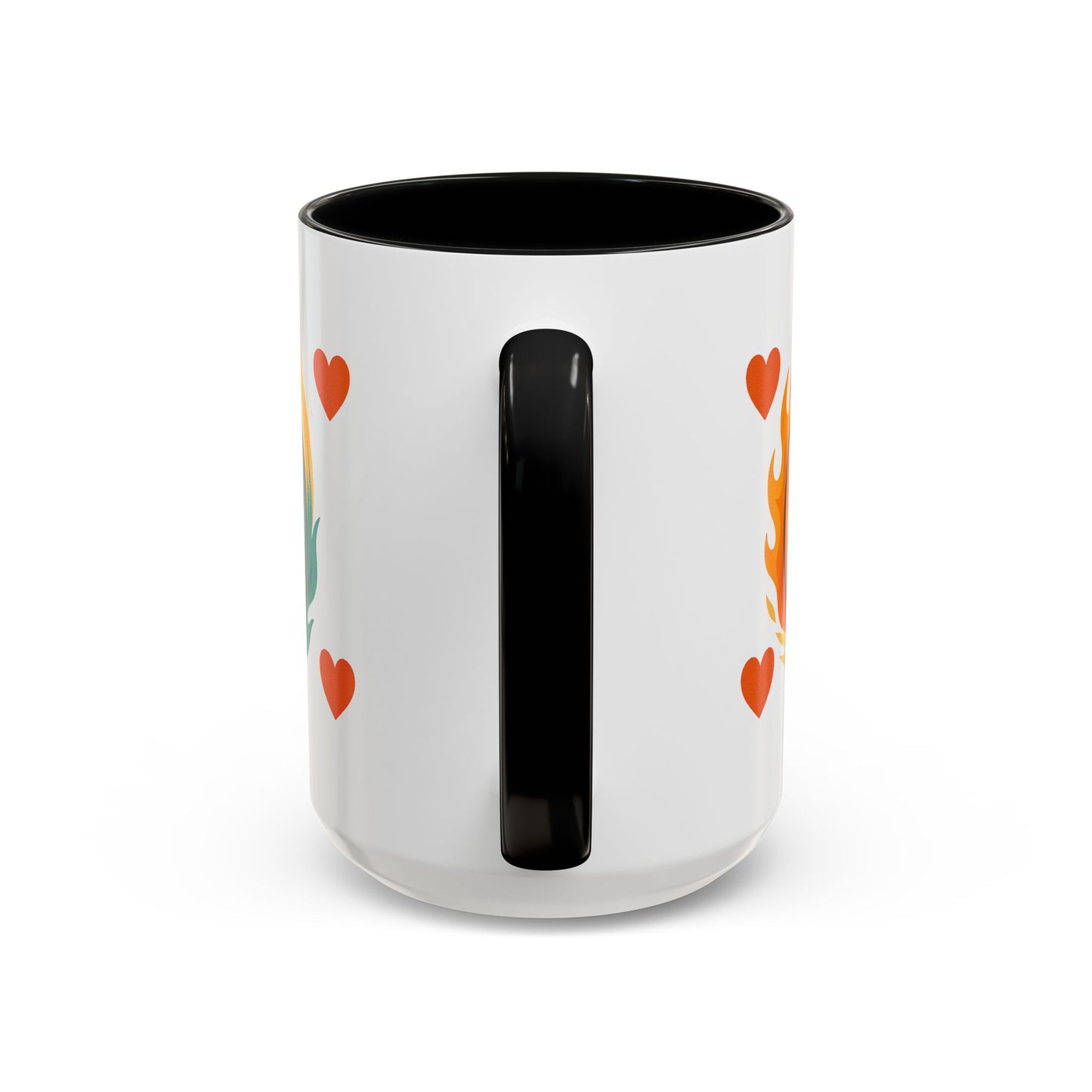 Bold Yin Yang Accent Coffee Mug – 11oz & 15oz – Perfect for Coffee Lovers