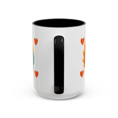 Bold Yin Yang Accent Coffee Mug – 11oz & 15oz – Perfect for Coffee Lovers