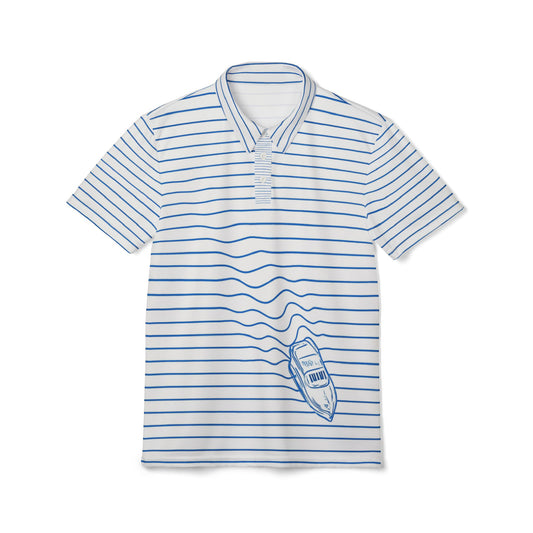 Stylish Striped Unisex Polo Shirt | Casual Wear, Summer Vibes, Beach Style, Gift for Him/Her, Weekend Outfits