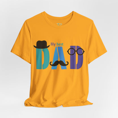 My Best Dad Tee, Father's Day Gift, Dad Shirt, Gift for Dad, Casual Wear, Birthday Gift for Dad