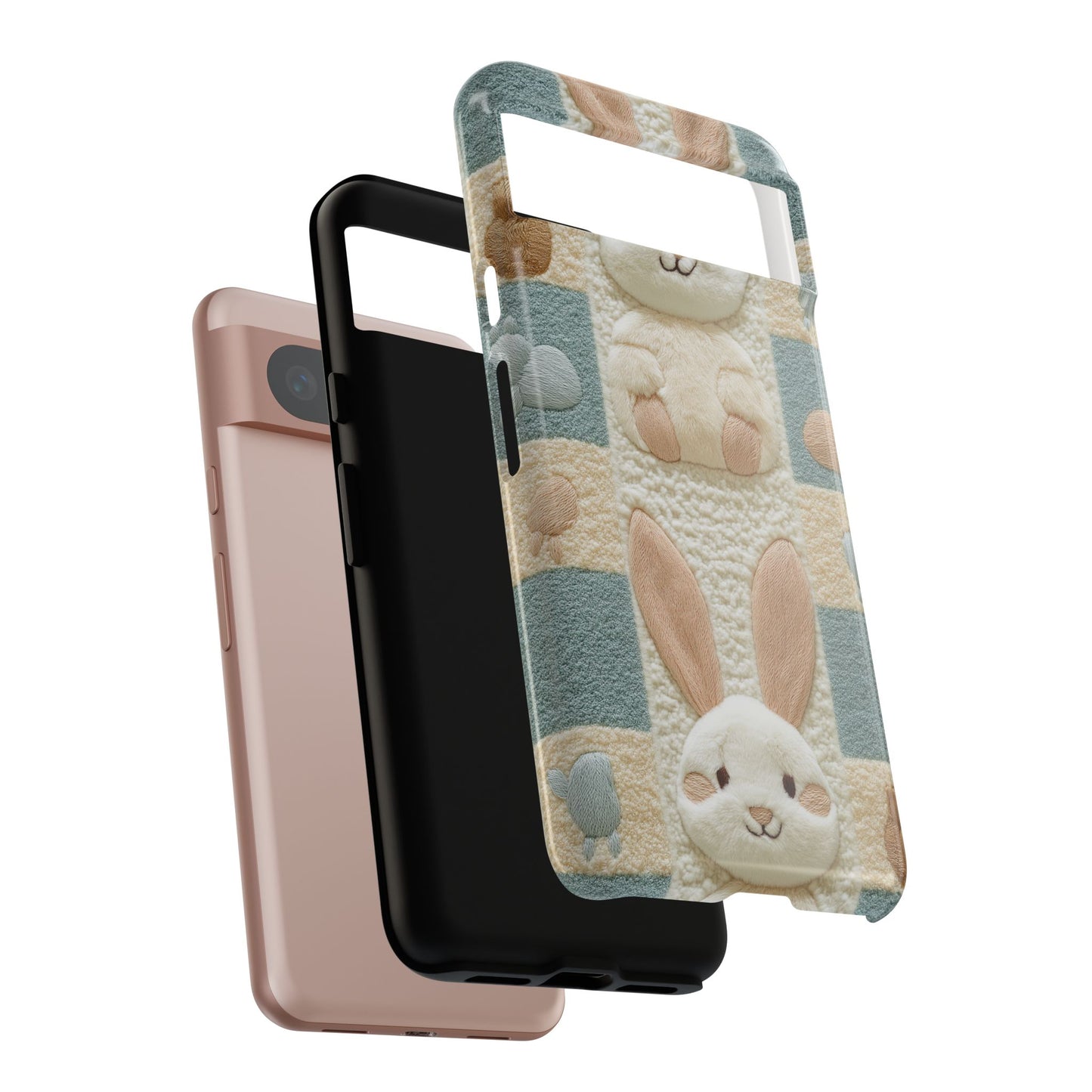 Adorable Rabbits Phone Case – Cute & Durable Protection - iPhone, Samsung, and Google case