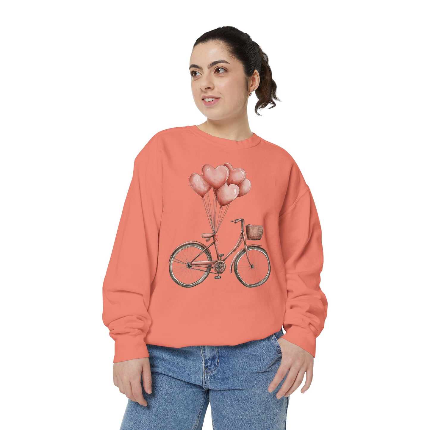 Vintage Bike Dreams: Unisex Garment-Dyed Sweatshirt