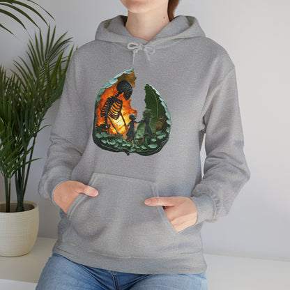 Unisex Heavy Blend™ Hooded Sweatshirt - Skeleton Design Hoodie