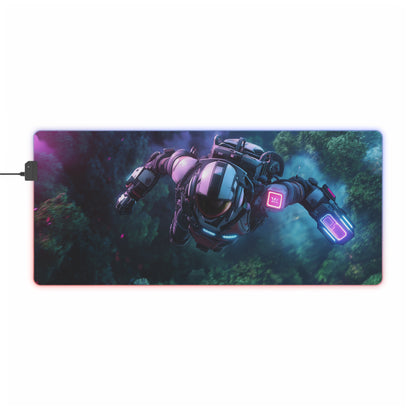 Astronaut LED Gaming Mouse Pad