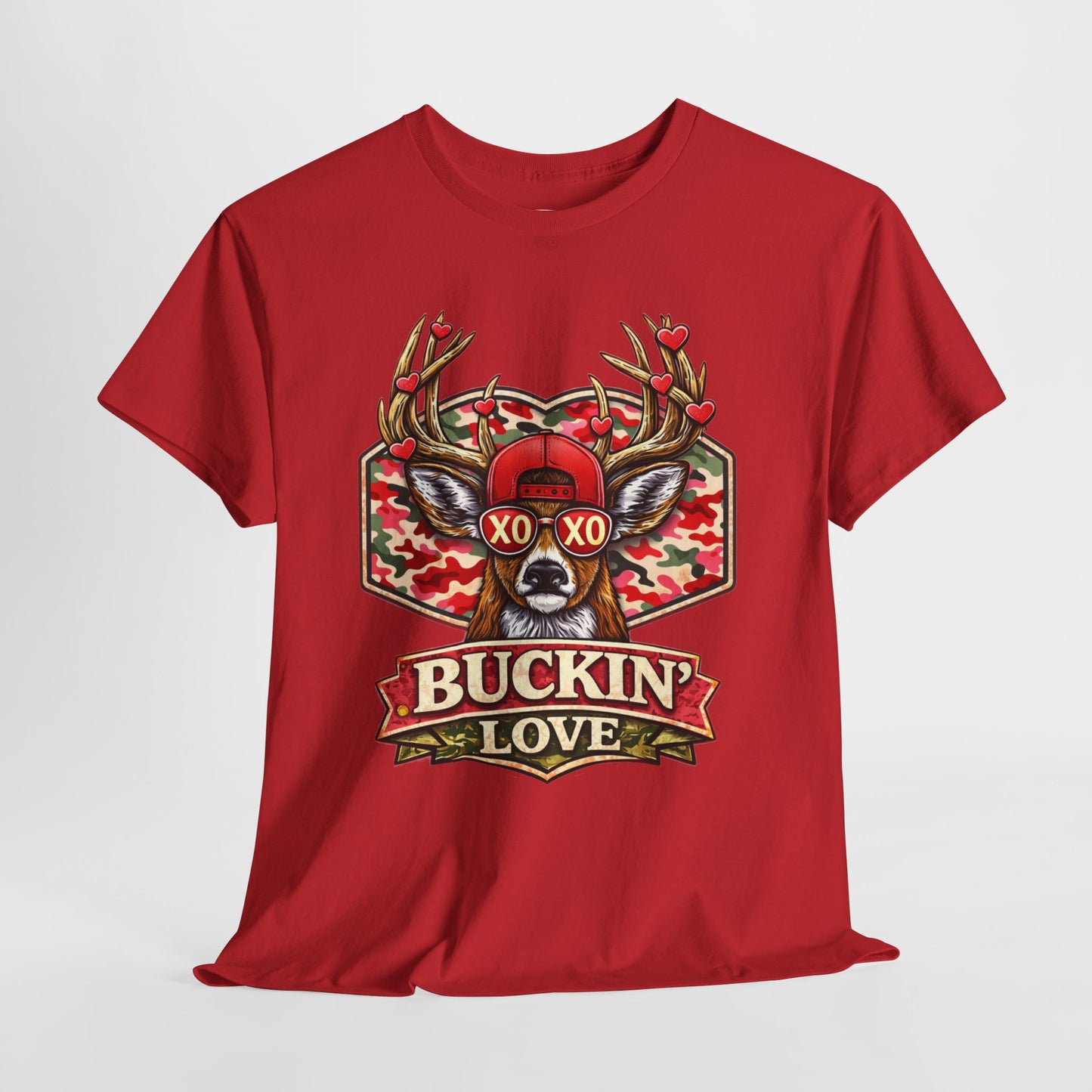 Camo Deer Valentine Shirt, XO XO Shirt