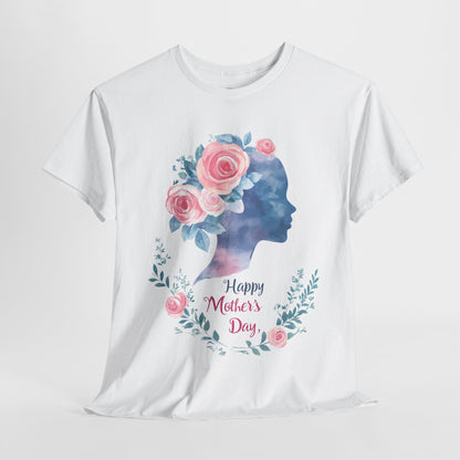 Floral Mother’s Day Heavy Cotton Tee - Gift for Mom