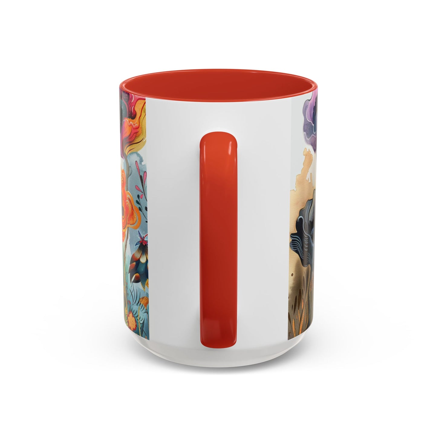 Accent Watercolor Coffee Mug, (11, 15oz)