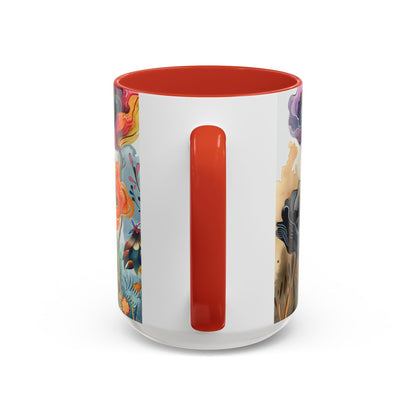 Accent Watercolor Coffee Mug, (11, 15oz)