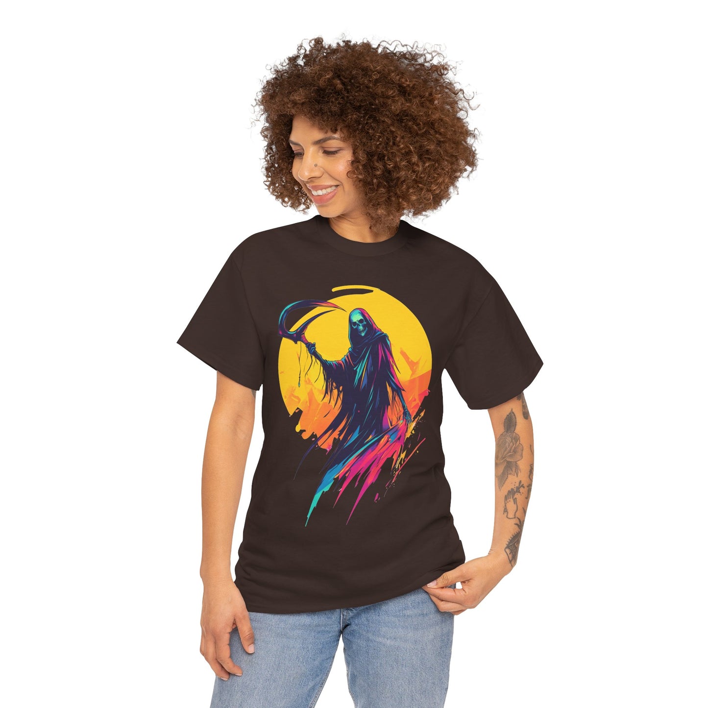 Spooky T-shirt - Unisex Heavy Cotton Tee - Halloween Tee